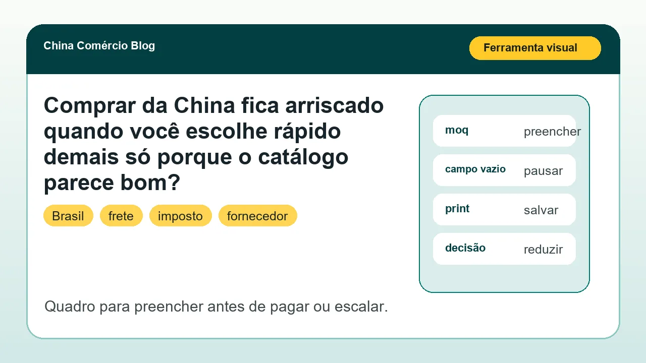 produto para revenda em revisão antes do pedido
