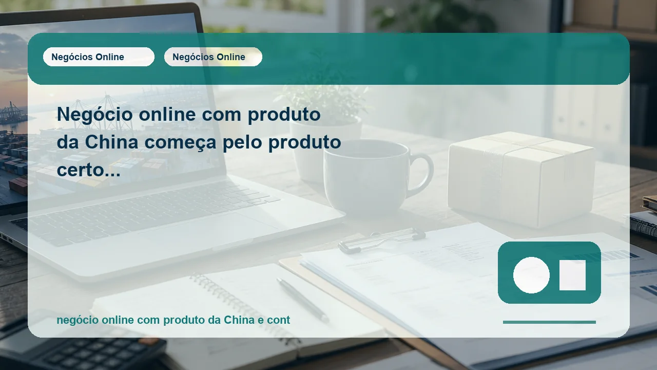 anotações de margem e produto usadas para avaliar negócio online com importados da China